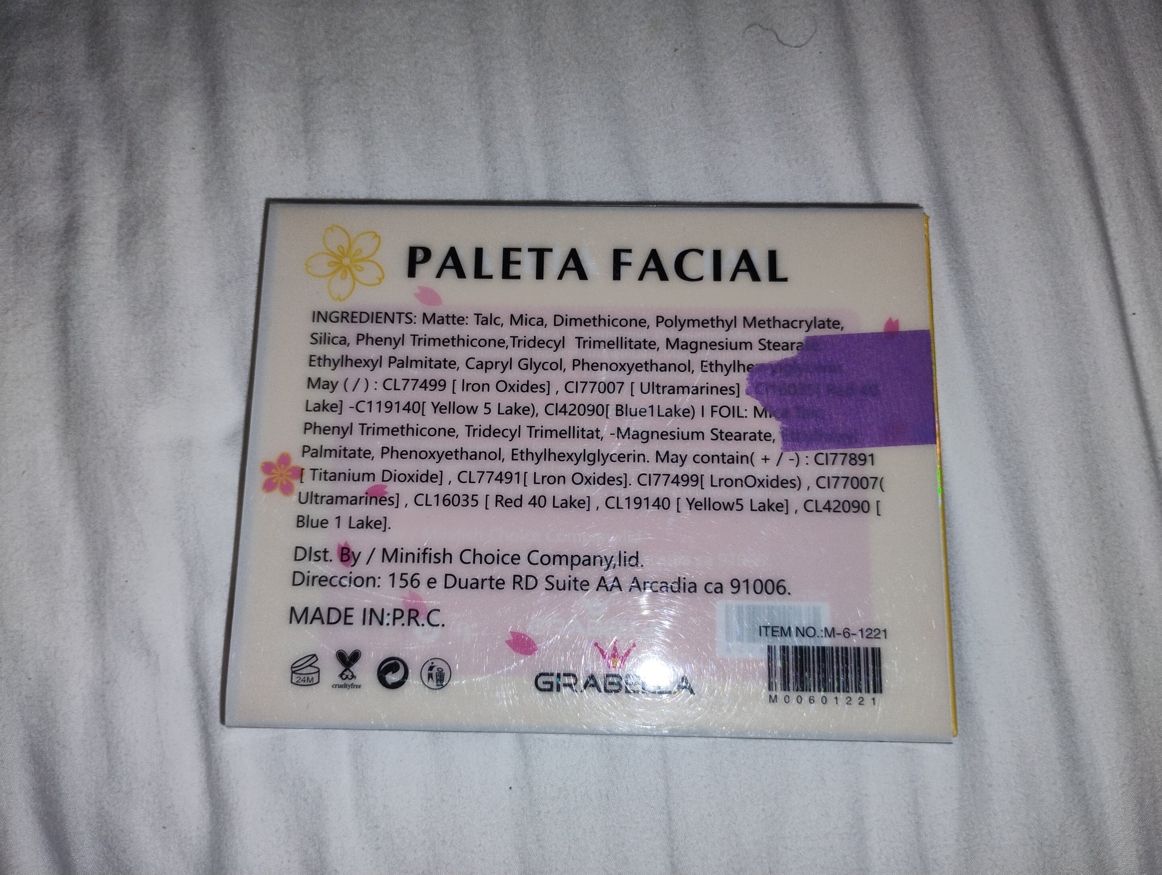 Brand new paleta facial set